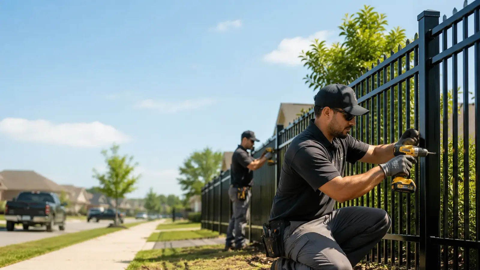 Metal Fence Installation in Andover, MN